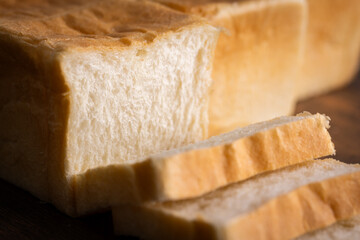 食パンの断面　bread