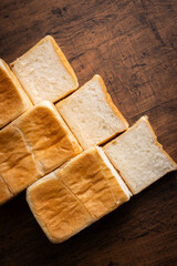 食パンの断面　bread