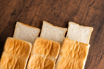 食パンの断面　bread