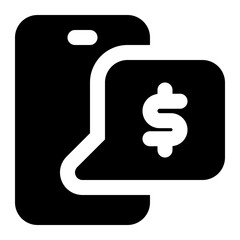 payment request icon for illustration