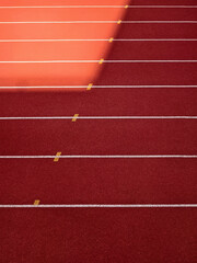 running track in stadium