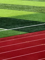 Gordijnen red running track © xiao