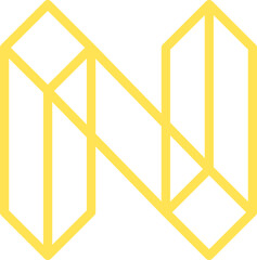 Initial Letter N Logo