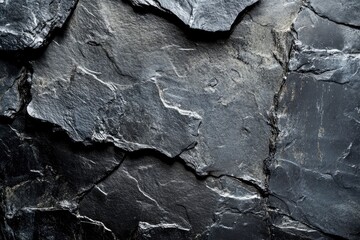 Dark stone texture background close up , ai
