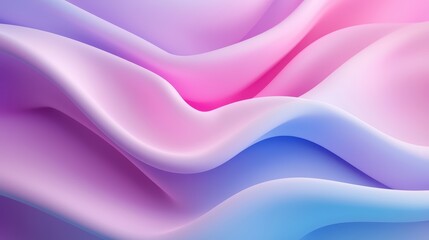Obraz premium Abstract Colorful Wavy Background with Gradient Pink, Purple, and Blue Tones