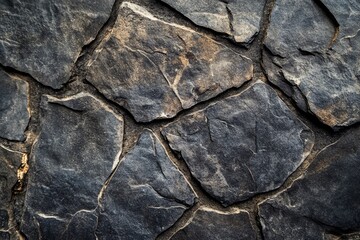 Dark stone texture background close up , ai