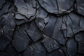 Dark stone texture background close up , ai