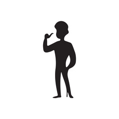 silhouette of a person holding a bottle of water. silhouette of a person