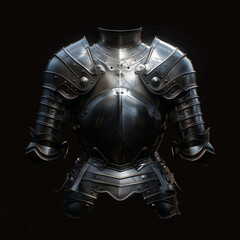 Full knight torso armor with articulated arms
