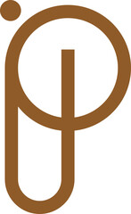 Initial Letter P Logo