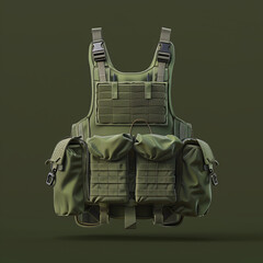 Tactical Vest with Storage Pockets and Straps
