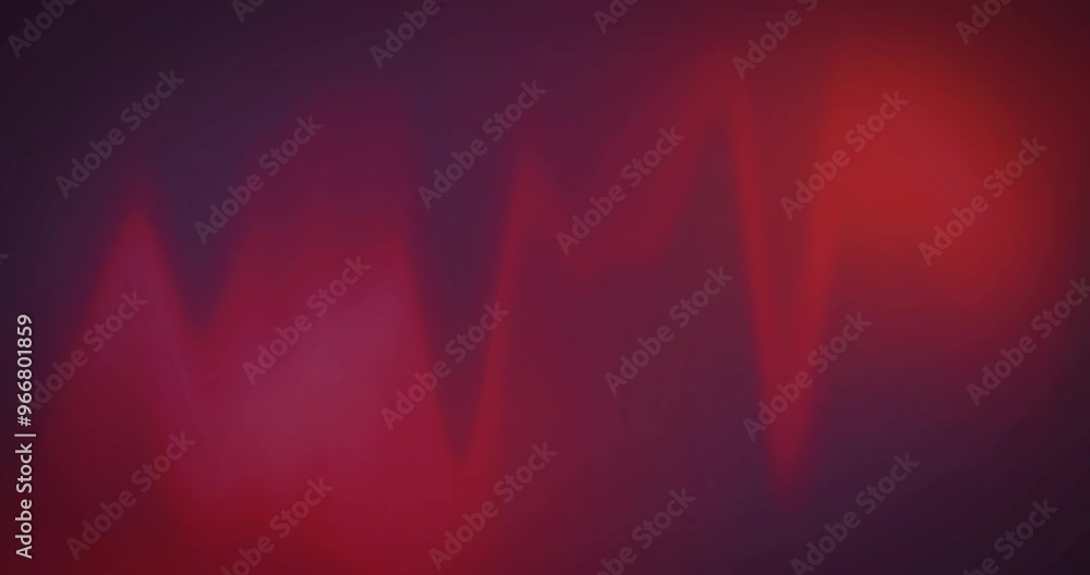 Aufkleber red and purple abstract animation with wavy light patterns