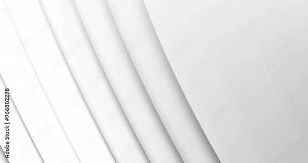 Poster abstract white curved lines creating smooth, flowing animation background