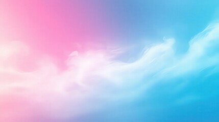 Photo of a soft blue and pink pastel gradient background, smooth and seamless, in 16:9 aspect ratio