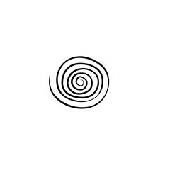 Spiral Swirl Thin Line 