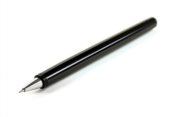 Black pen isolated in white background with generative ai
