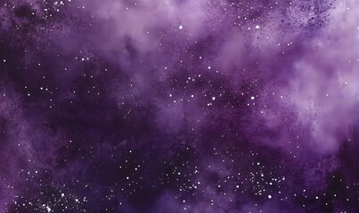 watercolor background of dark purple with white flecks