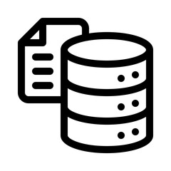 database line icon