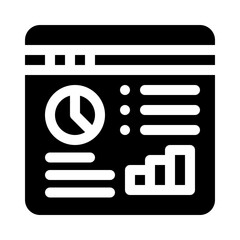 visualization glyph icon