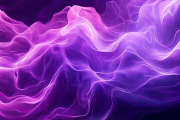 Obraz premium Abstract waves shape glowing in ultraviolet spectrum. Background for banner, backdrop or texture for 3D mapping , ai 