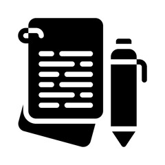 pen glyph icon
