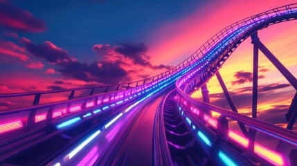 Obraz premium A Neon Adventure 