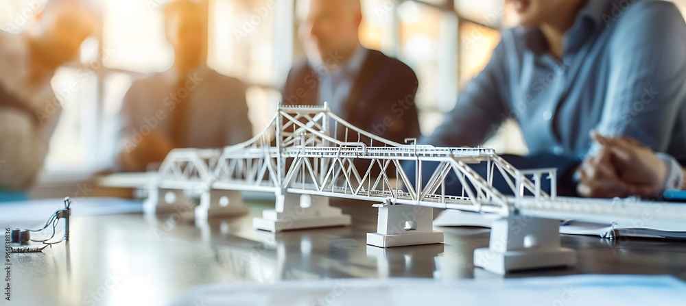 Poster technical evaluation of a cutting-edge railway bridge model