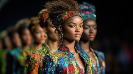 African Fashion Show:  Diverse Beauty, Bold Patterns, and Cultural Expression