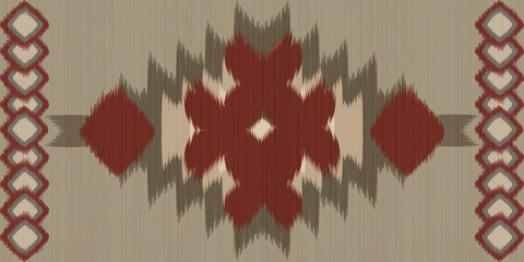 Red cross Navajo Southwest geometric seamless on grey patterns Aztec traditional Design for carpet,Native American tribal ethnic colorful for textile printing  ,ethnic oriental ikat pattern.
