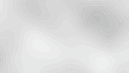 white seamless pattern. papercut background. abstract realistic paper cut decoration textured with wavy layers. topography map concept.