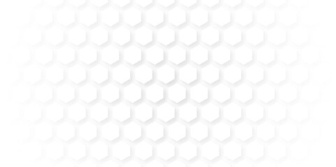 Seamless background. Abstract honeycomb background. White Hexagonal Background.