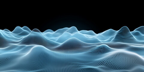 Fototapeta premium New age of data visualization. graph, points, lines. Data science and visual management design concept. Abstract background. Hand edited, generative AI 