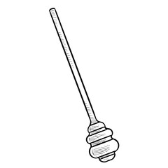honey handdrawn illustration