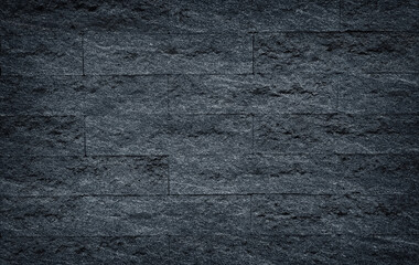 Dark grey stone / black slate stone background or texture