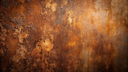 Rusty wall with brown and black background