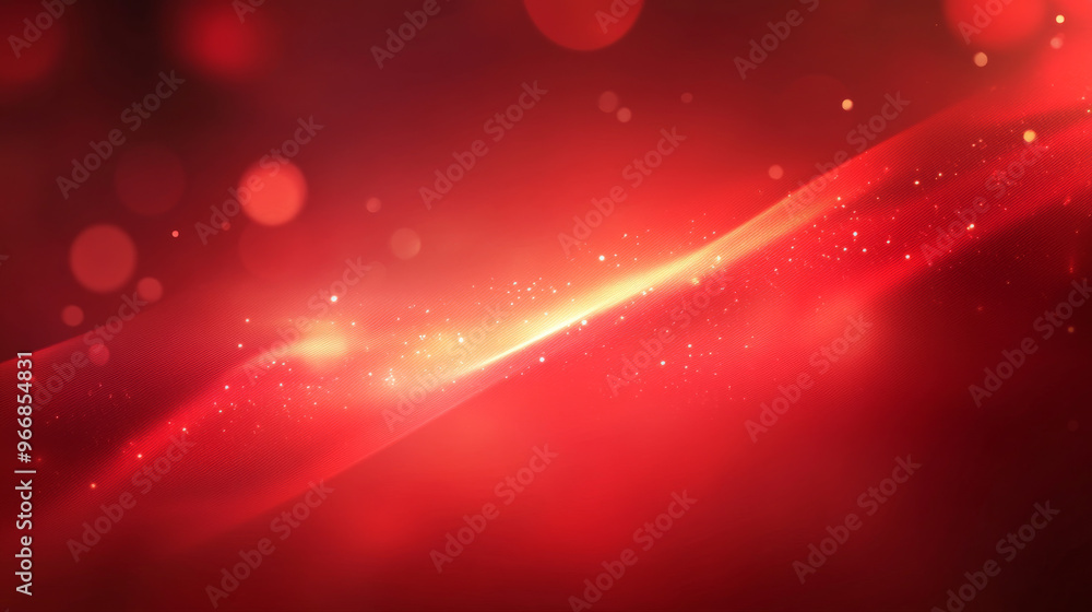 Poster a blurry red background with a smooth color gradient. it has a shiny, bright look that would be perf