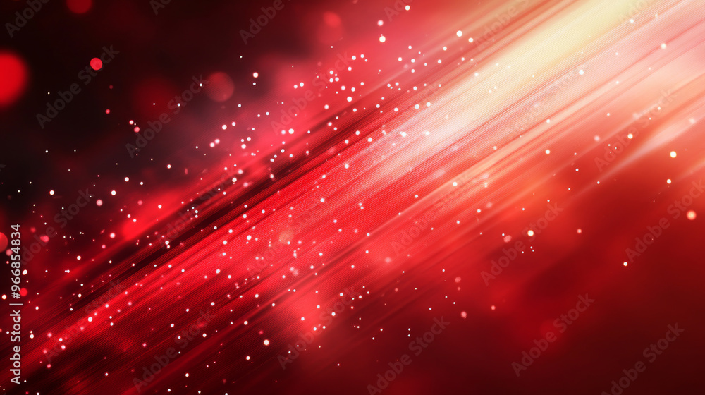 Poster a blurry red background with a smooth color gradient. it has a shiny, bright look that would be perf