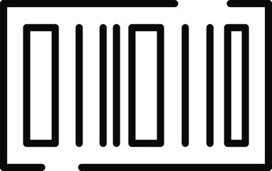 Rounded  Stroke Barcode Icon