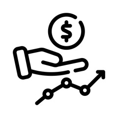 earnings line icon