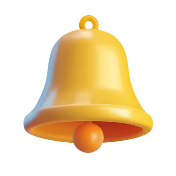 recommend clip art: 3d render of notification or alarm bell icon