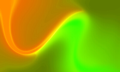 Bright gold and green abstract background with glowing textures illustration graphics