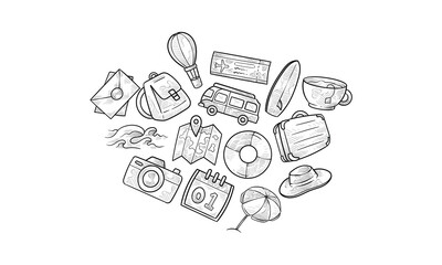 holidays handdrawn collection