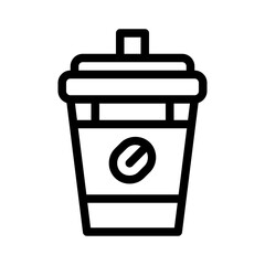 coffee line icon