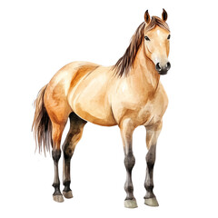 Obraz premium A majestic brown horse.