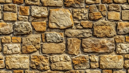 Obraz premium Seamless stone texture background with rough concrete wall pattern