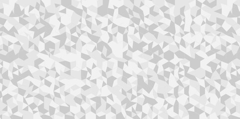 Vector geometric seamless gray and white cube square low polygon background. abstract surface creative diamond pattern gray Polygon Mosaic triangle, business corporate background.