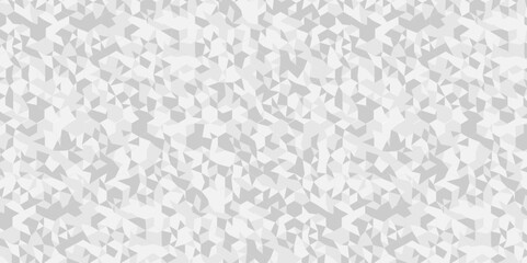 Vector geometric seamless gray and white cube square low polygon background. abstract surface creative diamond pattern gray Polygon Mosaic triangle, business corporate background.