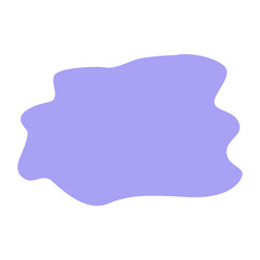 purple cute shape