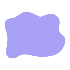 purple cute shape