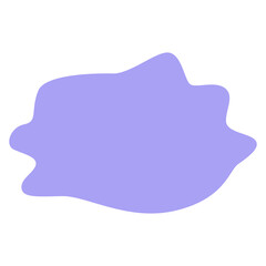 purple cute shape